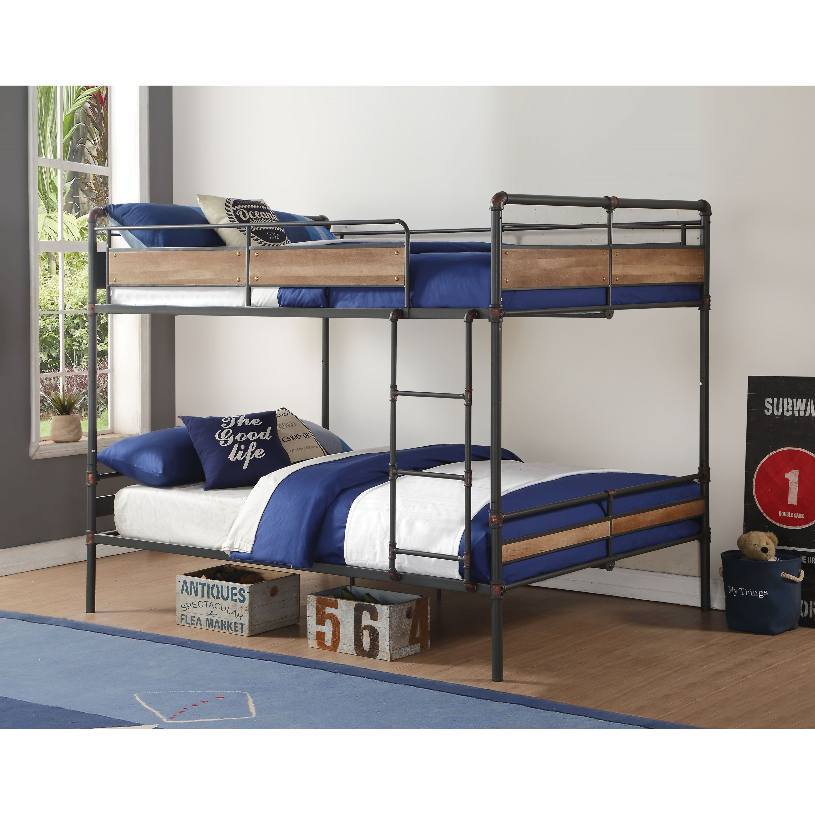 Acme kaleb queen over deals queen bunk bed